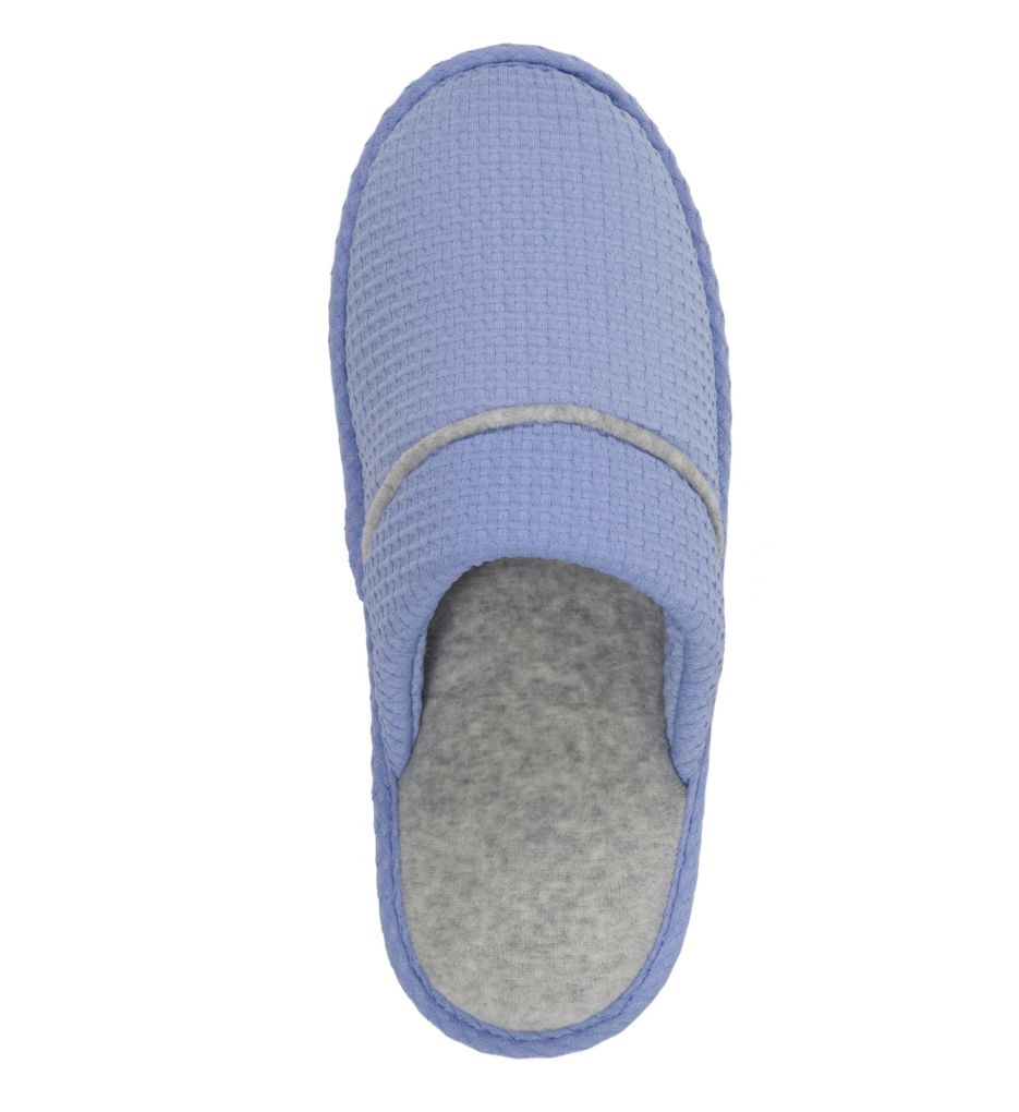 Textured Knit Closed Toe Scuff Slipper-fs