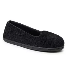 Rebecca Chenille Closed Back Slipper Black S