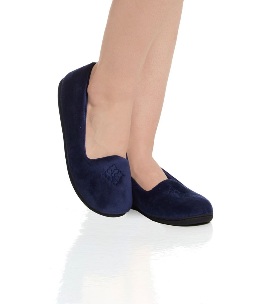 Dearfoam satin ballerina on sale slippers