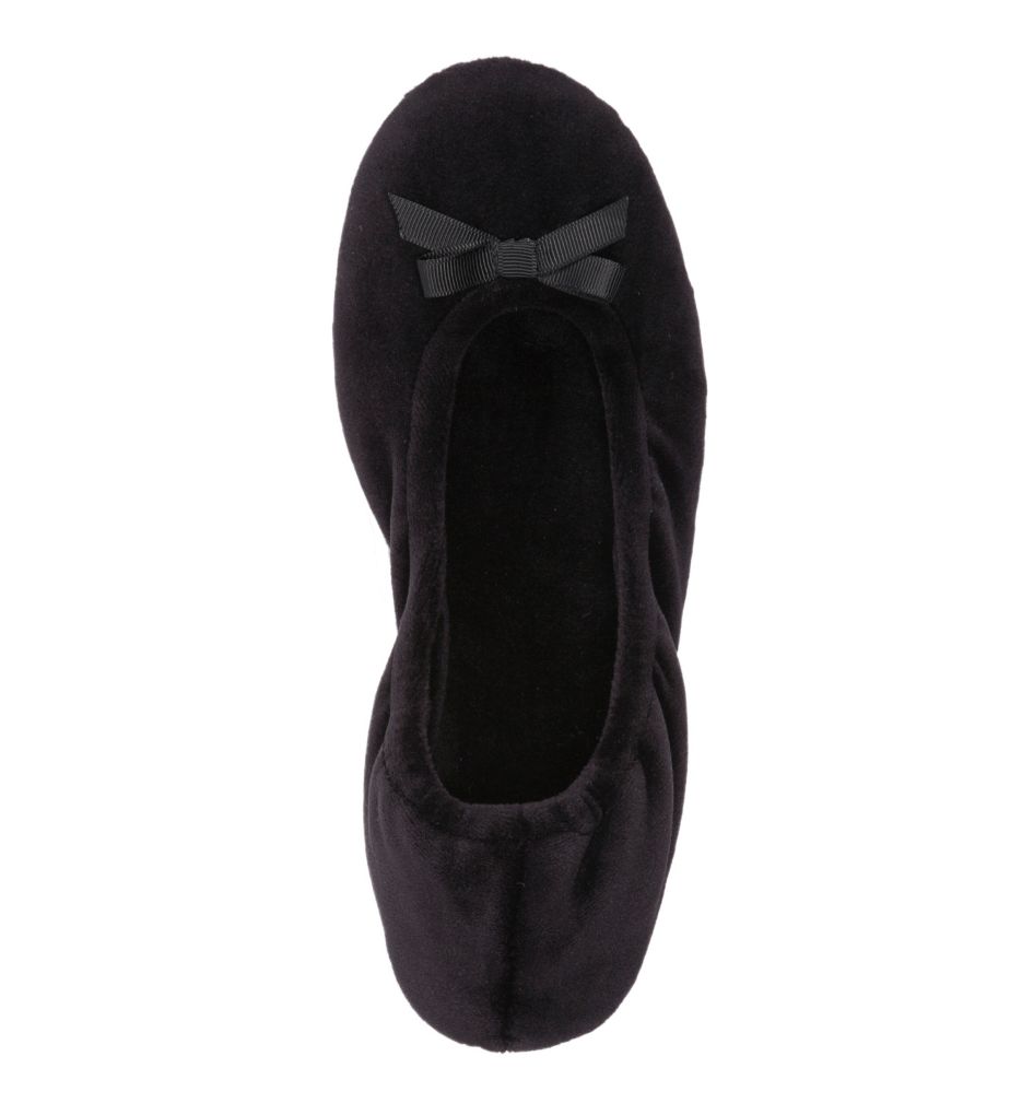 Plush Velour Ballerina Slipper-fs