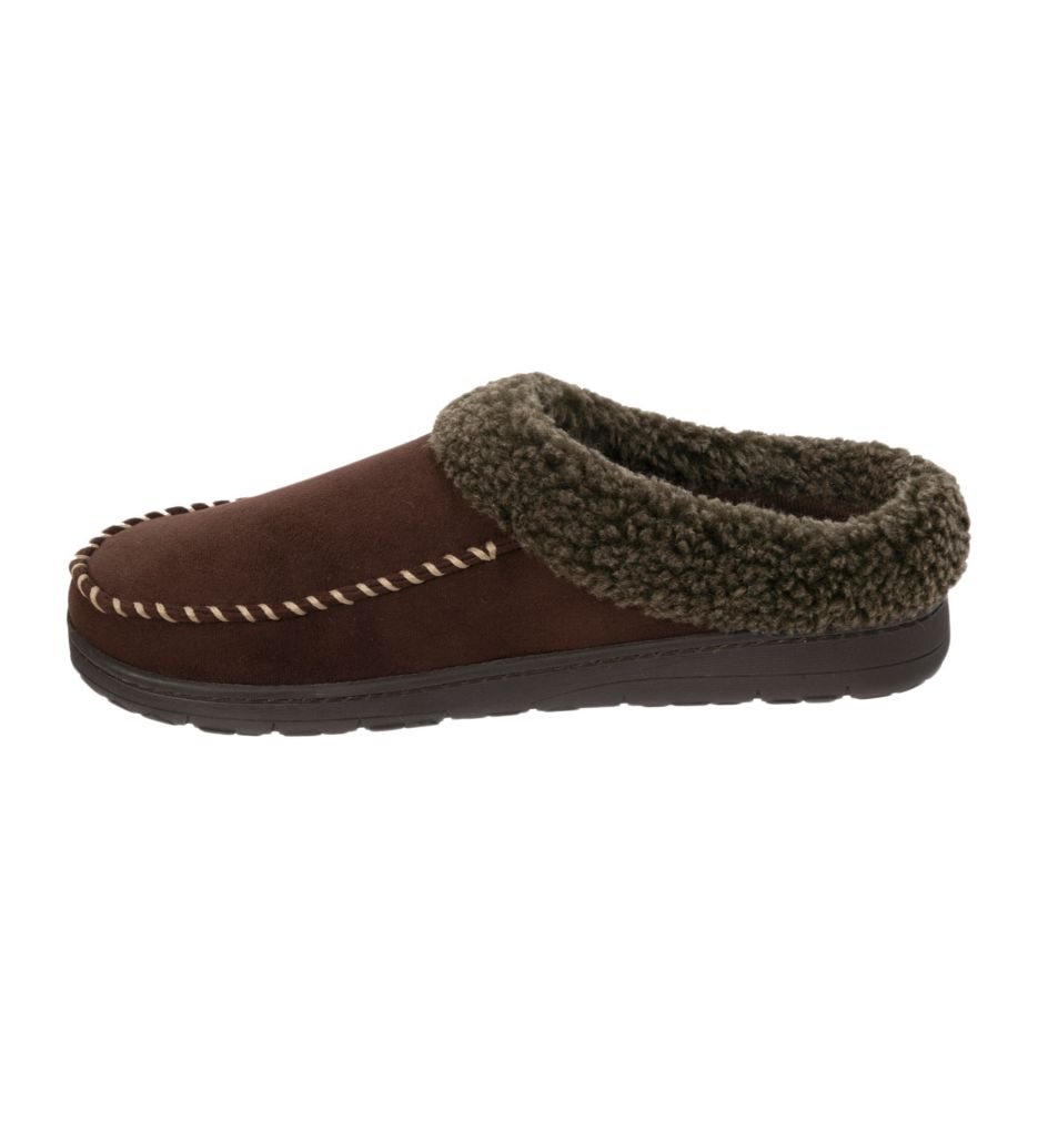 Microsuede Memory Foam Clog Slipper-bs