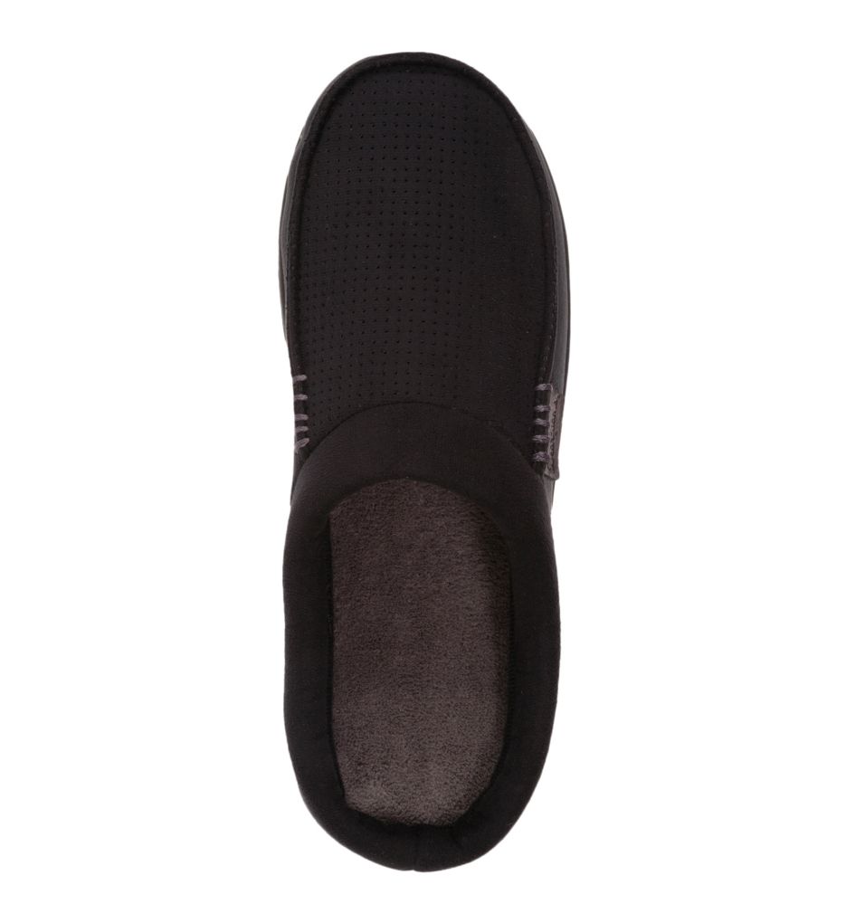 Perforated Microsuede Clog Slipper-cs1