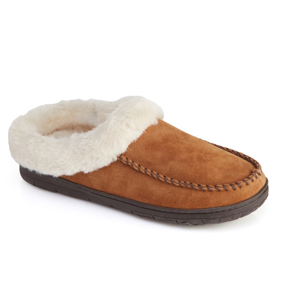 Moc Toe Suede Clog With Memory Foam-gs