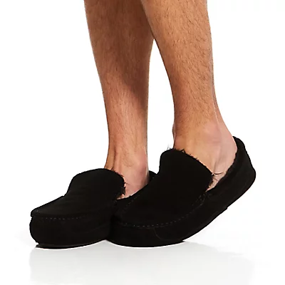 Suede Driver Moc Slipper with Memory Foam