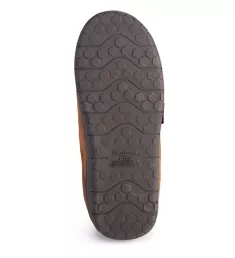 Perforated Microsuede Clog Slipper