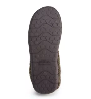 Microsuede Memory Foam Clog Slipper