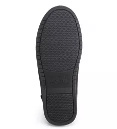 Microfiber Suede Moc Tie Slipper With Memory Foam