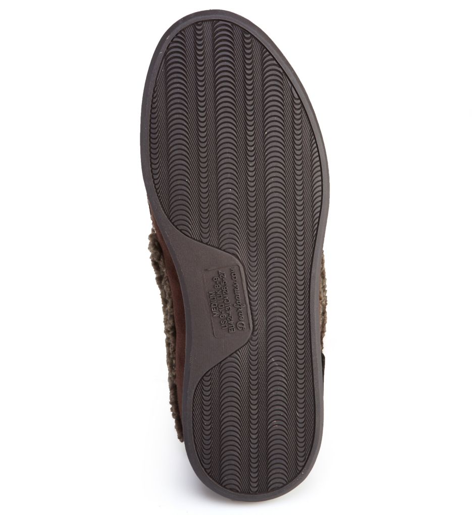 Microfiber Suede Moc Slipper With Memory Foam