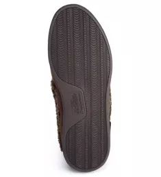 Microfiber Suede Moc Slipper With Memory Foam