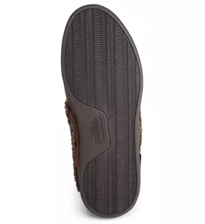 Microfiber Suede Moc Slipper With Memory Foam