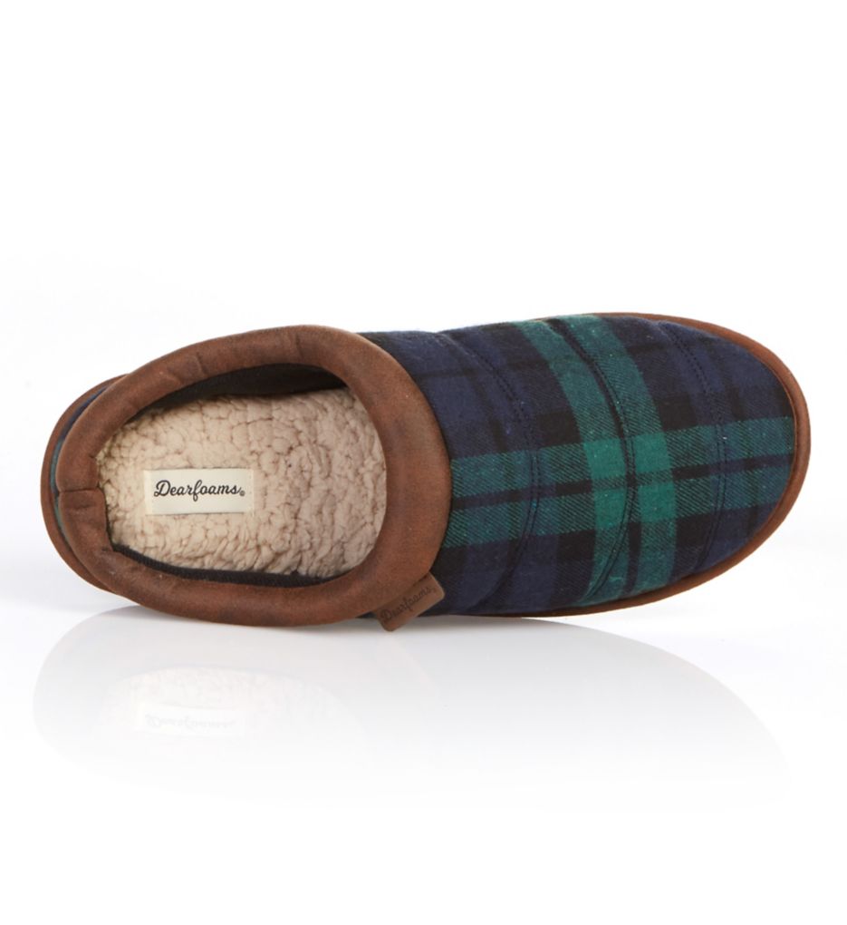 Dearfoam hot sale plaid slippers