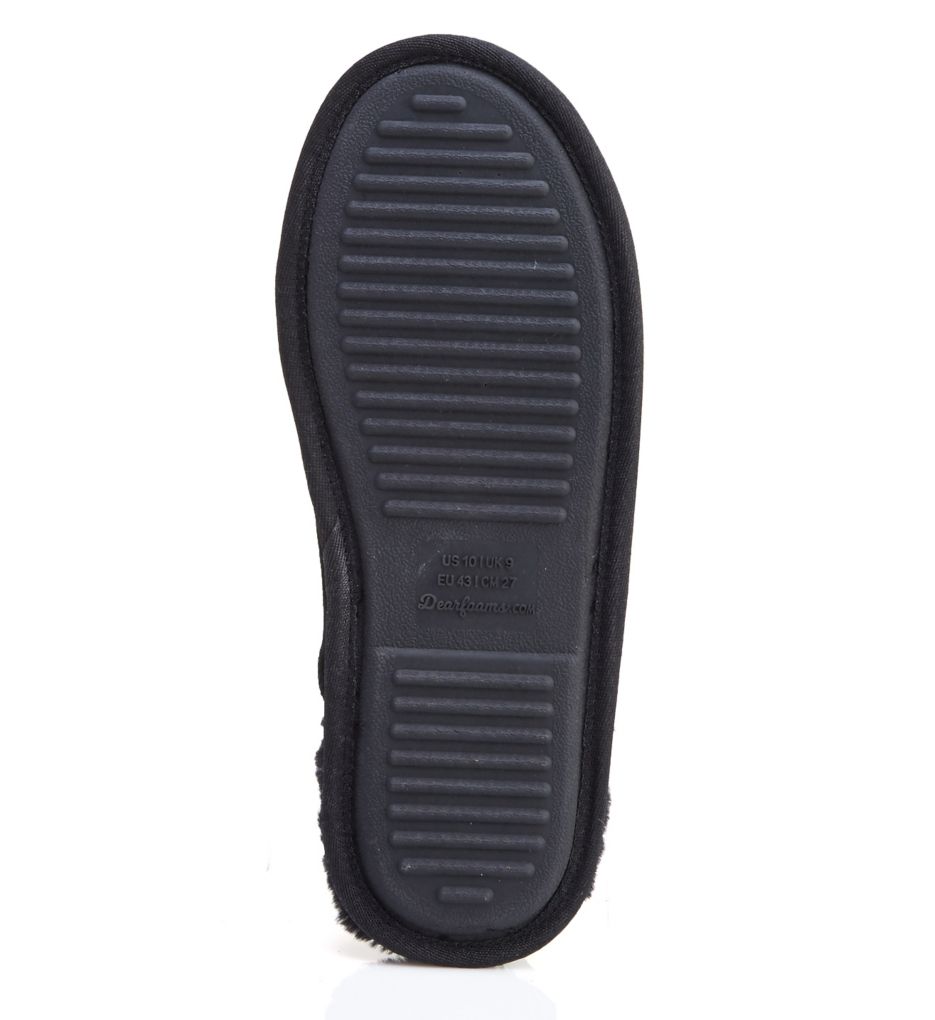 Genuine Suede Closed Toe Scuff Slipper-bs