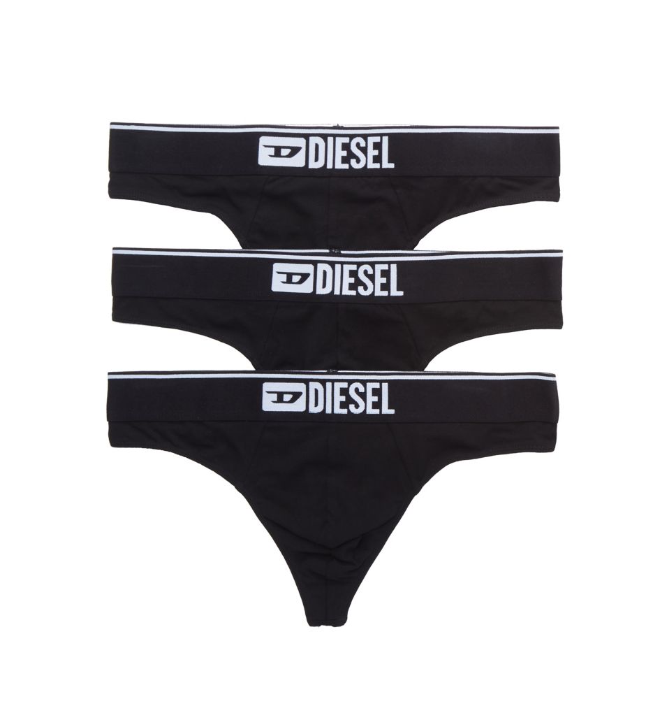 UMBR String Thong - 3 Pack BLK XL by Diesel