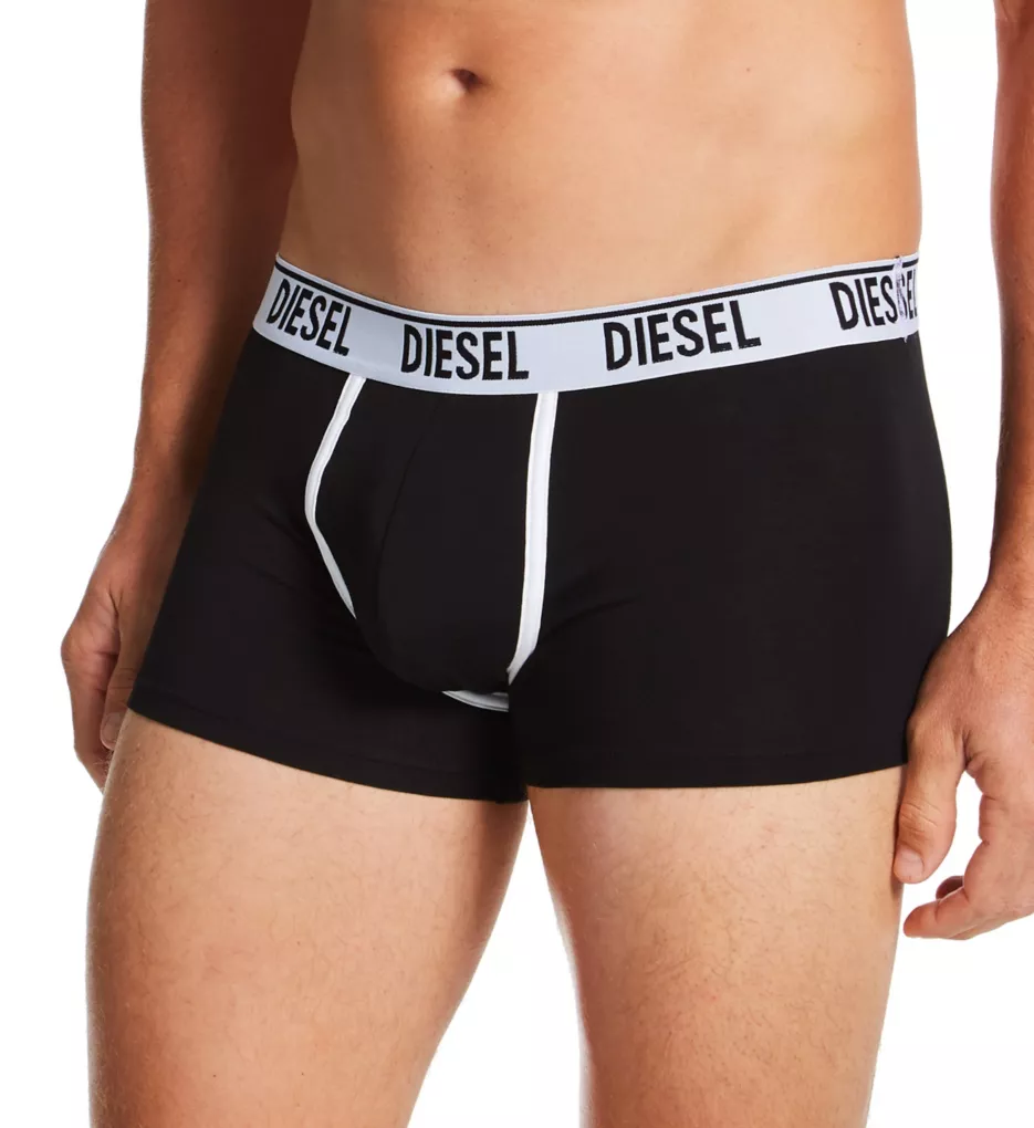 UMBX Damien Boxer Shorts - 2 Pack White/Black S