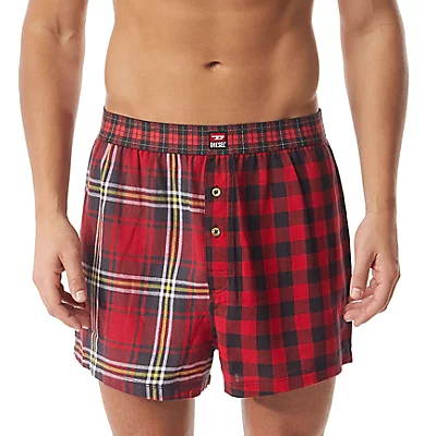 100% Cotton Woven Boxer With Fly