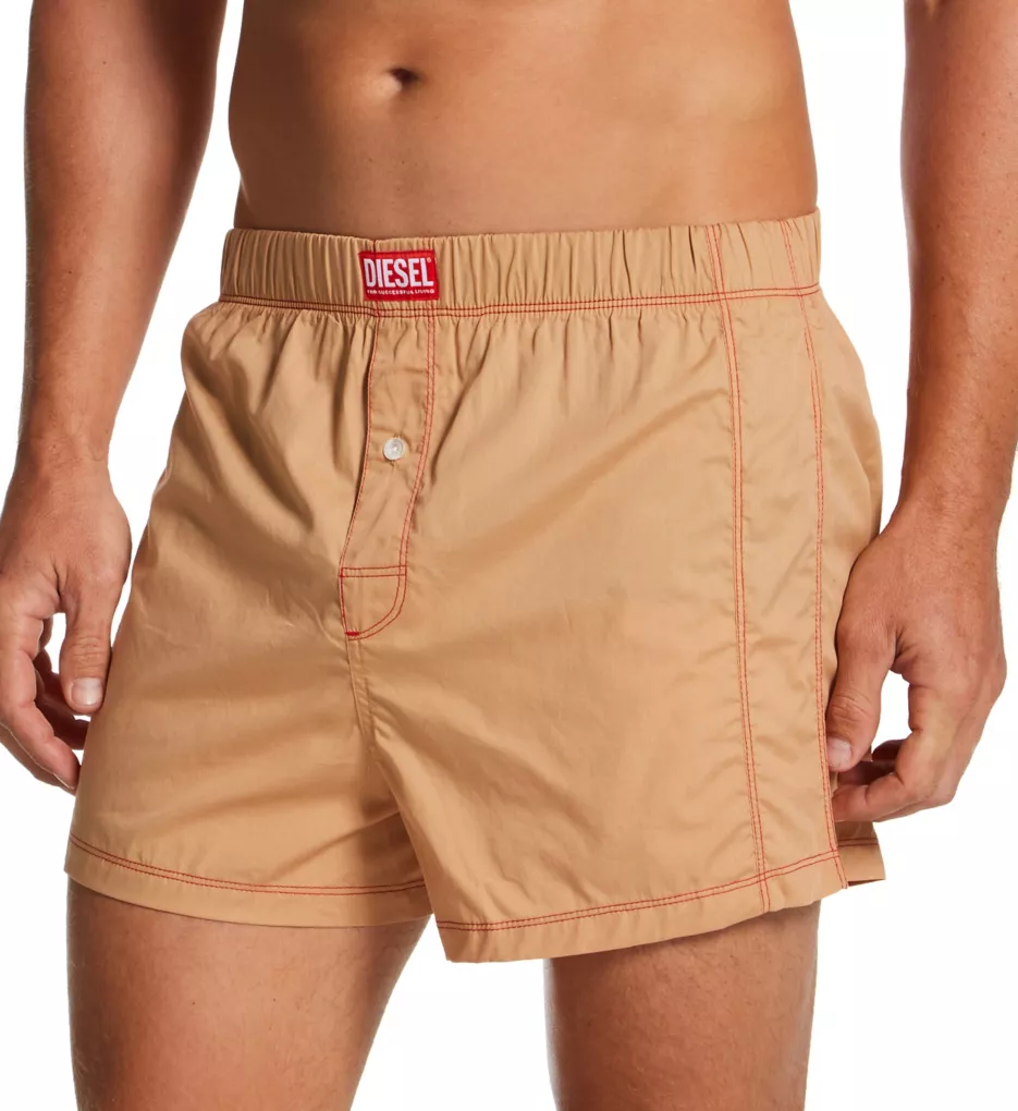 UUBX Stark 100% Cotton Woven Boxer Light Brown M