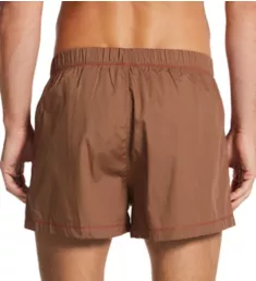 UUBX Stark 100% Cotton Woven Boxer Brown M