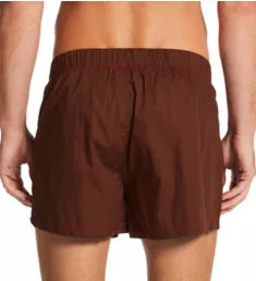 UUBX Stark 100% Cotton Woven Boxer Dark Brown S