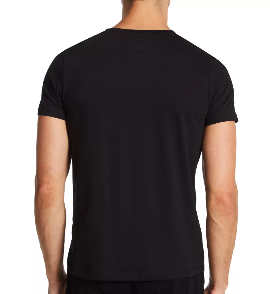UMTEE Michael Tube V-Neck T-Shirt - 2 Pack Black/White S