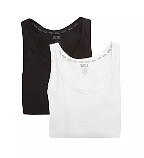 UMTK Johnny 100% Cotton Tank - 2 Pack BLCKWT 2XL