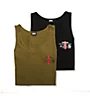 Diesel Zabys 100% Cotton Tanks - 2 Pack A364LAYY - Image 4