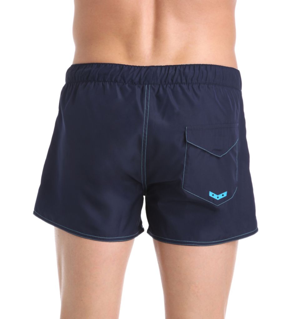 Sandy Light Microfiber Reversible Swim Trunks