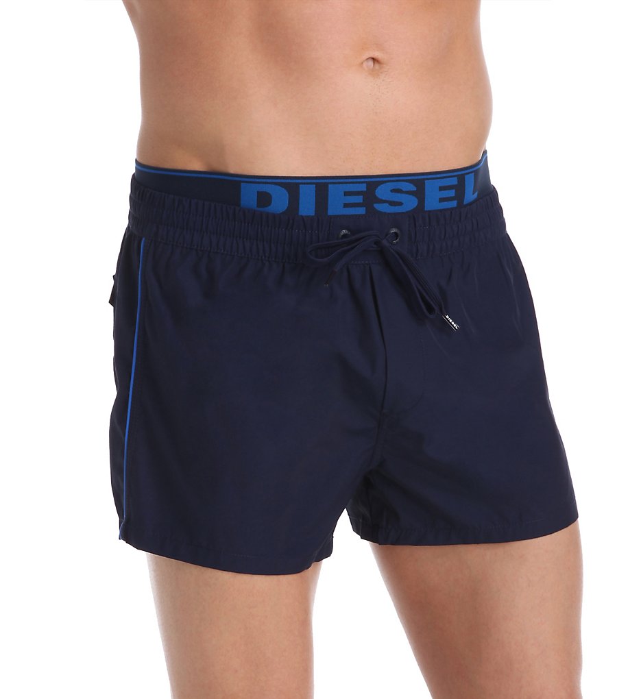 Diesel SP8KAKY Seaside Cotton Stretch Swim E-Shorts (Navy)