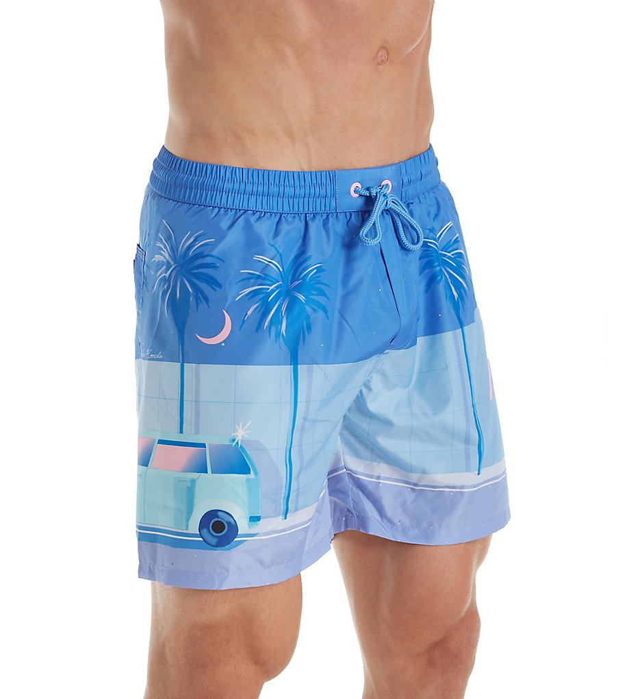 Diesel SV9UIANT BMBX Wave 2.0 Boardshort (Blue Multi)