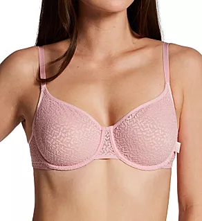 Modern Lace Unlined Underwire Bra Bleached Mauve 34B