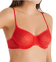 Modern Lace Unlined Underwire Bra Cherry 32A