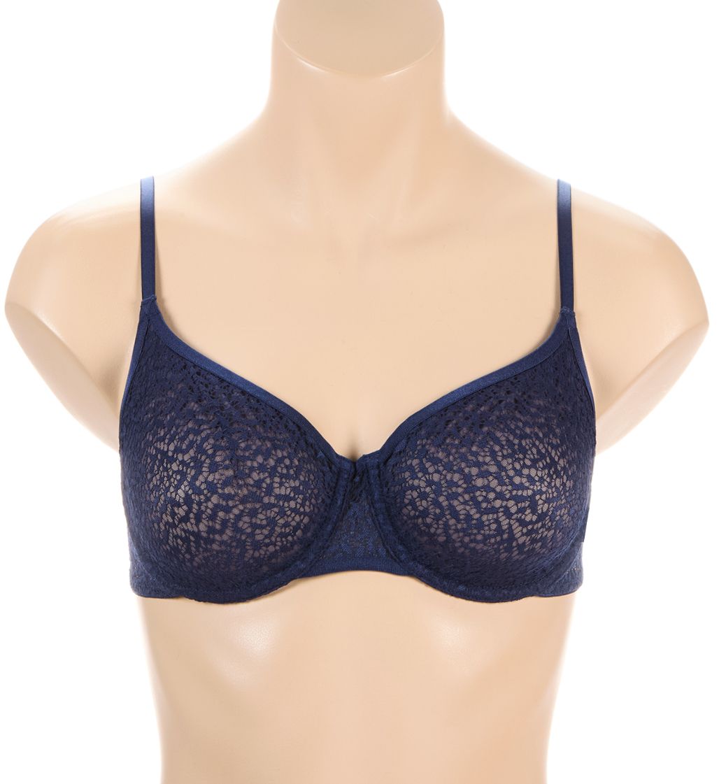DKNY Modern Lace Unlined Underwire Bra Naval Academy 38D  - Image 1