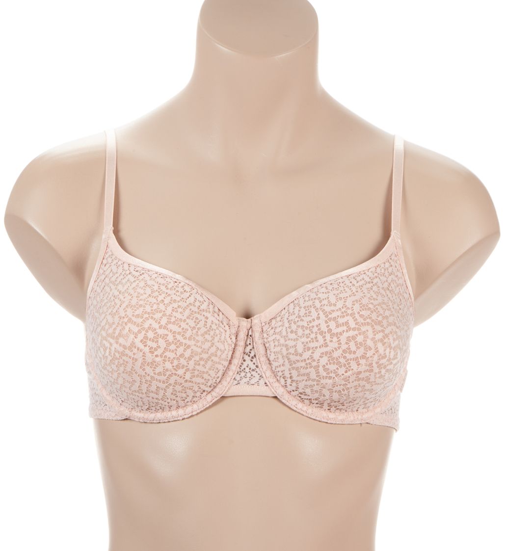 DKNY Modern Lace Unlined Underwire Bra Rose Water 36A  - Image 1