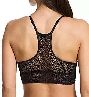 Modern Lace Longline Bralette Black S