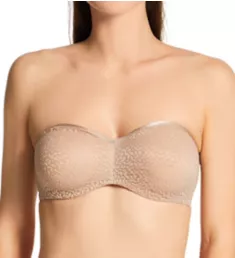 Modern Lace Unlined Strapless Bra Champagne 32DD