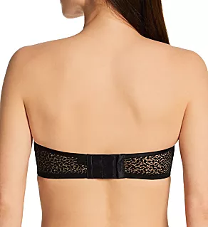 Modern Lace Unlined Strapless Bra Black 32C