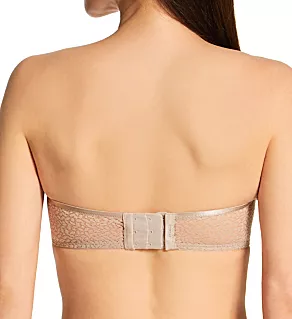 Modern Lace Unlined Strapless Bra Champagne 32DD