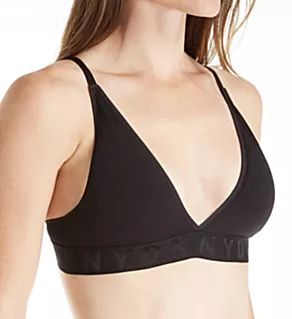 Seamless Litewear Rib Bralette Black Rib XL