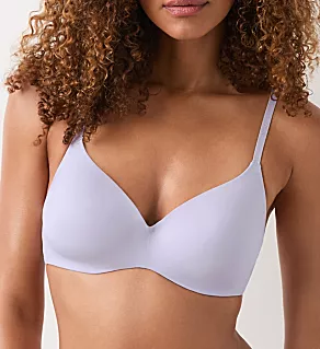 Litewear Wirefree Push-up Bra Lavender Fields 36D