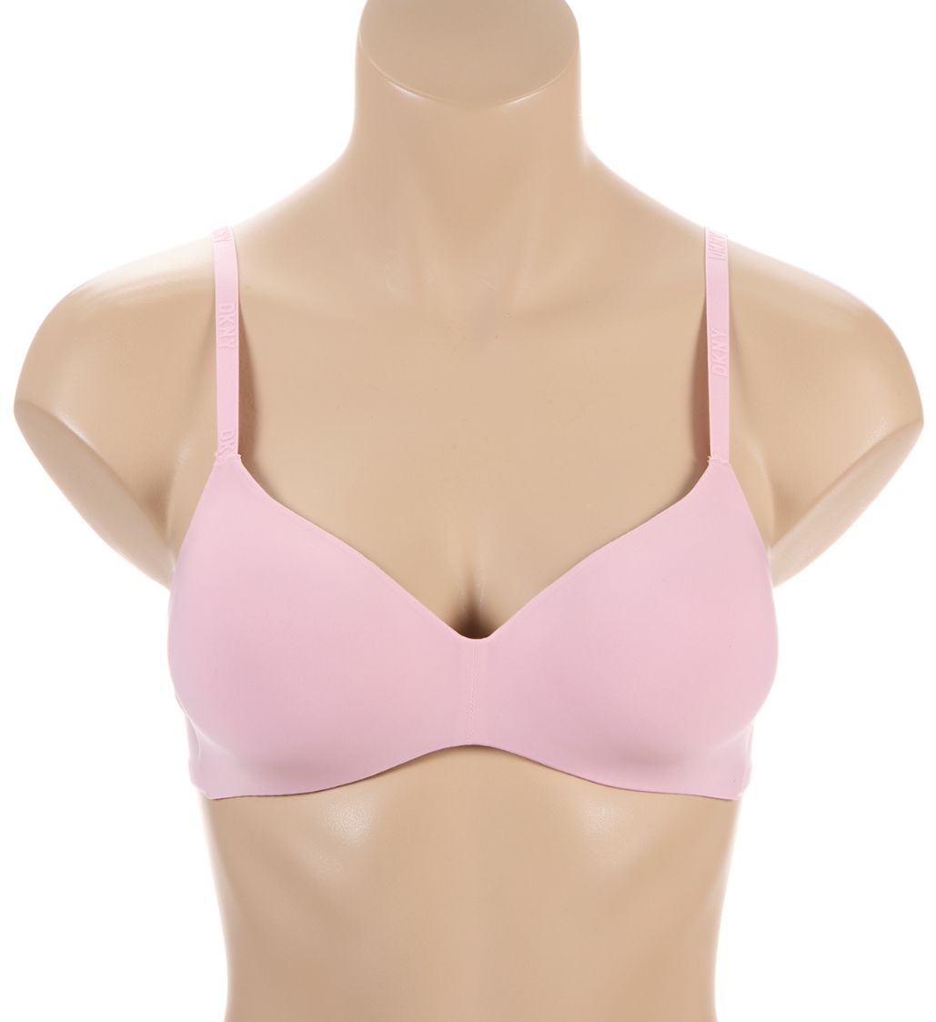 DKNY Litewear Wirefree Push-up Bra Bleached Mauve 34B  - Image 1