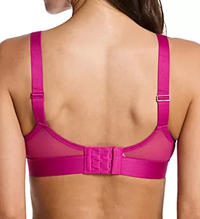 Sheers Soft Cup Triangle Bralette Festival Fuchsia L