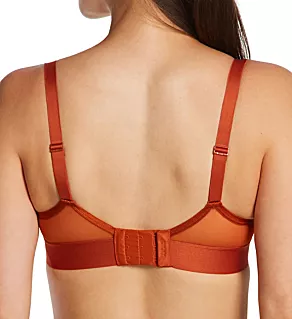 Sheers Unlined Demi Underwire Bra Copper 40DD