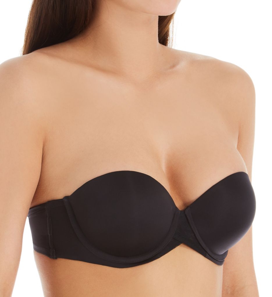 DKNY Women's Litewear Push-up Strapless Bra in Black | Size 40D | HerRoom.com