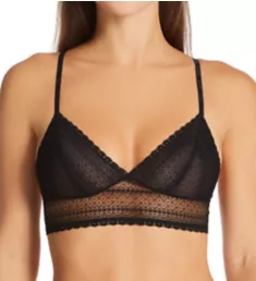 Lace Wireless Bralette Black L