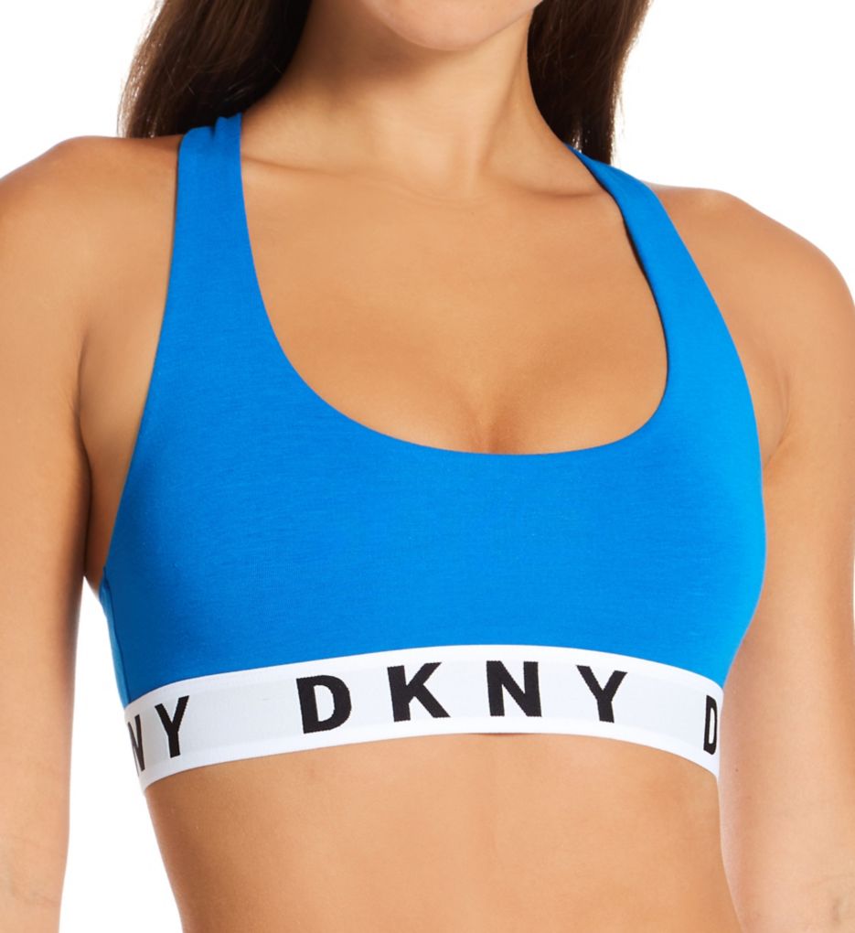 DKNY (2555437): DKNY DK4519 Racerback Bralette (Hot Blue XL)