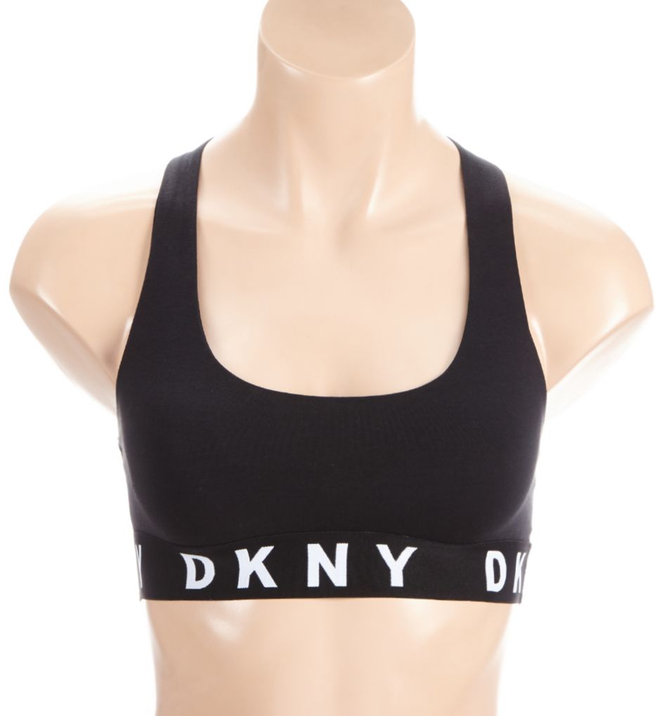 DKNY Cozy Boyfriend Racerback Bralette Dk4519 in White