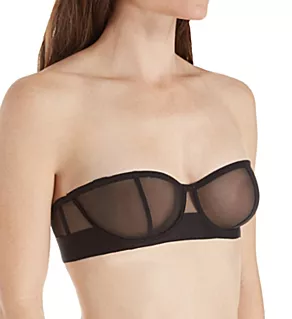 Sheers Convertible Strapless Bra Black 32B