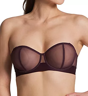 Sheers Convertible Strapless Bra Plum Perfect 36C