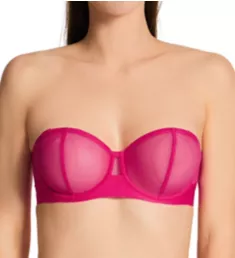 Sheers Convertible Strapless Bra Raspberry 34A