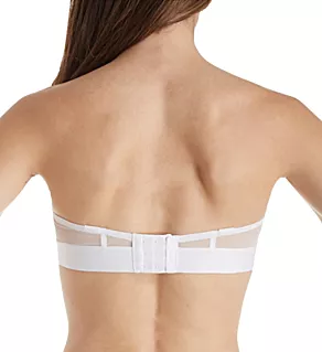 Sheers Convertible Strapless Bra White 32B