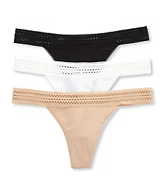 Classic Cotton Thong Panty - 3 Pack